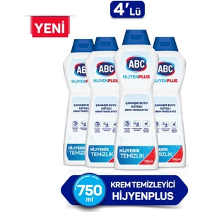 Abc Sıvı Krem Hijyen Plus 750 ml x 4
