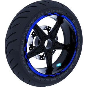 Çınar Extreme Moto Gp Yarış Bayraklı Jant Şeridi Sticker Reflektif & Floresan Renkler Çınar Extreme