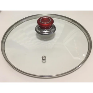 Şen Home Cam Kapak Tencere Kapağı 24 cm. Tüm Marka Tencerelere Uyumlu Renkli Tepeli ŞEN244