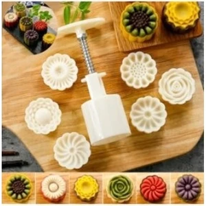Şen Home Basmalı Mooncake Kopat Set 7 Parça Kurabiye Yapım Seti