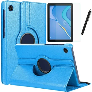 TEKNETSTORE Huawei Matepad T10 9.7 Inç Kılıf Uyumlu Dönebilen Kılıf Ekran Koruyucu Dokunmatik Kalem Seti