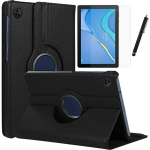 TEKNETSTORE Huawei Matepad T10 9.7 Inç Kılıf Uyumlu Dönebilen Kılıf Ekran Koruyucu Dokunmatik Kalem Seti
