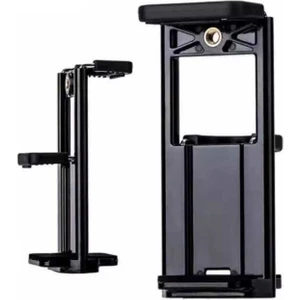 M-05 Tripod Başlığı Telefon Tablet Tutucu Siyah