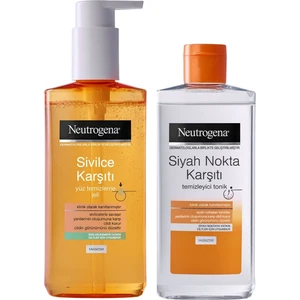 Yağsız Yüz Temizleme Jeli 200ML& Visibly Clear Siyah Nokta Tem.tonik 200ML