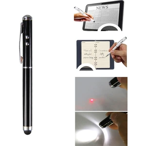 At-16 4 in 1 Çok Fonksiyonlu Cep Telefonu Pen İçinde Siyah (Yurt Dışından)