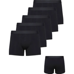 Erkek Karışık Boxer Pamuklu Likralı 5'li Paket