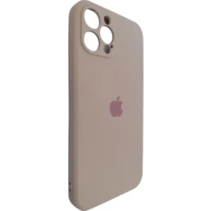 Pirok Store Apple iPhone 12 Pro Max Siyah Kamera Korumalı Içi Kadife Silikon Kılıf