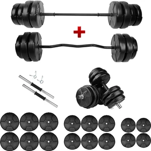 108 kg Z Bar Dambıl Seti & Halter Seti Ağırlık Fitness Seti