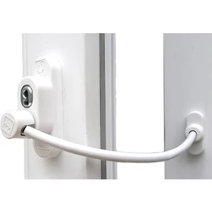 Anahtarlı Pvc Pencere Emniyet Kilidi (5 Adet) / Beyaz