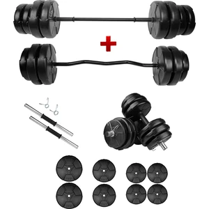 48 kg Z Bar Dambıl Seti & Halter Seti Ağırlık Fitness Seti