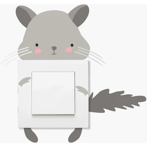 Piksel Grafik Farecik Priz Sticker