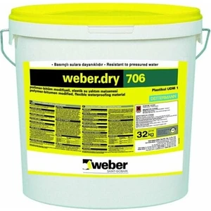 Dry 706 Plus Bitüm Esaslı Süper Elastik Su Yalıtım Malzemesi 32 kg