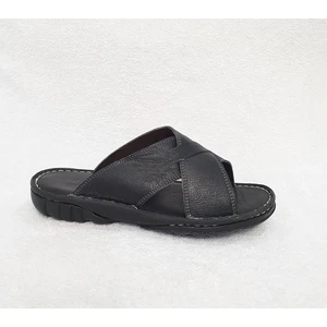 Hakiki Deri Siyah Erkek Terlik