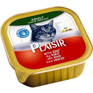 Pate Sığır Etli 100gr Plaisir Yaş Kedi Kedi Maması 8ADET