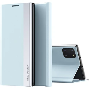 Samsung Galaxy Note 10 Lite İçin İnce Flip Deri Manyetik Kılıf Kapaklı Mavi (Yurt Dışından)