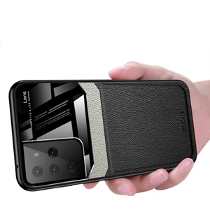 Samsung Galaxy S21 Ultra 5G İçin İnce Tpu Bumper Cam Korumalı Kılıf (Yurt Dışından)