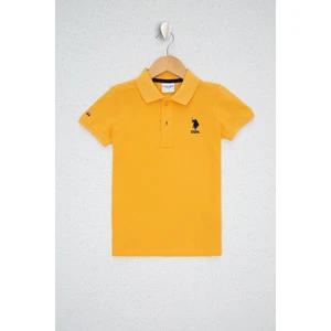 U.S. Polo Assn. Erkek Çocuk Sarı T Shirt Basic