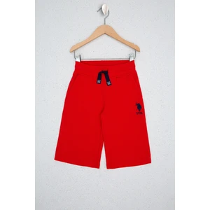 U.S. Polo Assn. Erkek Çocuk Basic Kırmızı Örme Şort 50232302-VR171