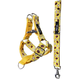 Jimi Pet İki Ayak  Tasma Seti Medium Beden Coconut Model