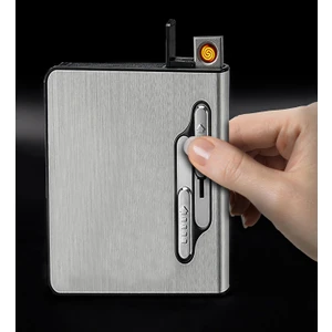 Vega Gift Shop 99965104 Otomatik USB Şarjlı Çakmak Tabaka