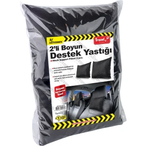 Araç Içi Seyahat Boyun Destek Yastığı 2'li