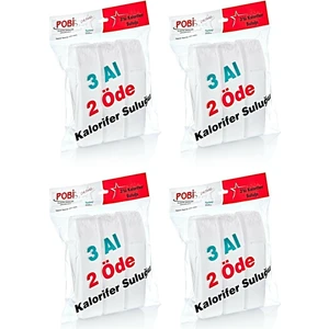 Pobi 3'lü Kalorifer Suluğu - 4 Paket