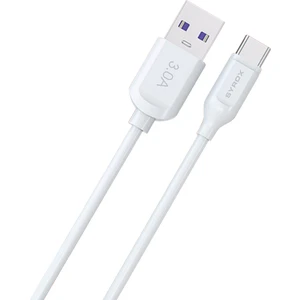 C110 Type-C Hızlı Şarj ve Data Kablosu 1mt 3.0A 18W Beyaz