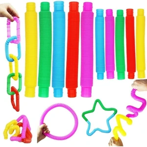 Türk City Fidget Pop Tubes 4 Farklı Renkli Set