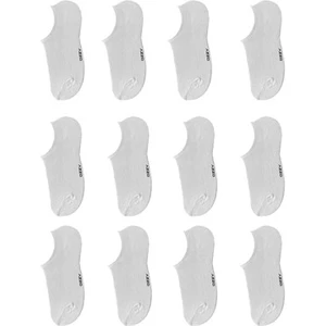 Ozzy Socks 12 Çift Dikişsiz Erkek Beyaz Bambu Görünmez (Sneaker) Spor Ayakkabı Çorabı