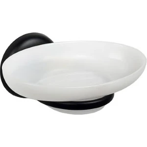 Katı Sabunluk Plastik Yapışkanlı Montaj Gerektirmez Siyah