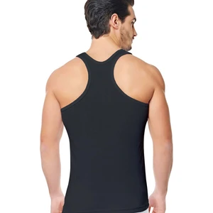 6'lı Paket 0118 Erkek Ribana Sporcu Rambo Atlet - Tutku - Siyah - L