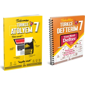 Arı Yayıncılık 7.Sınıf Türkçe Seti (Atölye-Defter) 2021-2022 Son Baskı