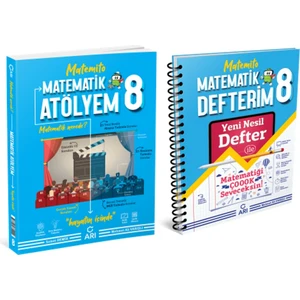 Arı Yayıncılık 8.Sınıf Matematik Seti (Atölye-Defter) 2021-2022 Son Baskı