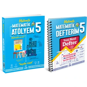 Arı Yayıncılık 5.Sınıf Matematik Seti (Atölye-Defter) 2021-2022 Son Baskı