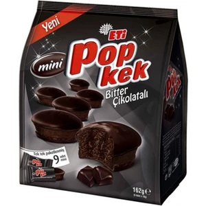 Mini Pop Kek Bitter Çikolatalı 162 gr