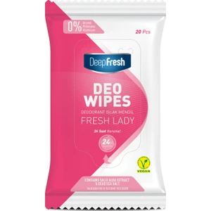 Deep Fresh Deodorant Islak Mendil Fresh Lady 20 Yaprak