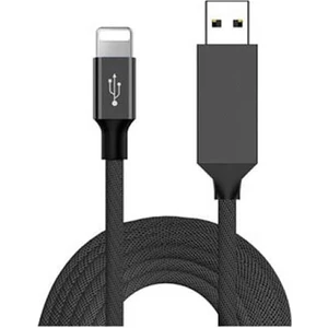 5DK34S Siyah Apple iPhone Uyumlu Şarj Kablosu