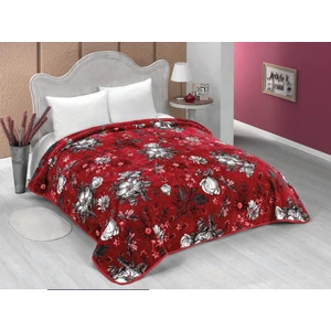 Lacasa Lüks Vizon Tek Kişilik 1095 Bordo Battaniye 160X220 &hem Battaniye & Hem Yatak Örtüsü&