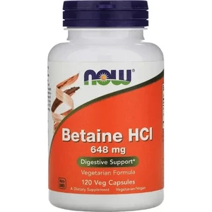 Betaine Hcl 648 Mg 120 Veggie Capsul. USA
