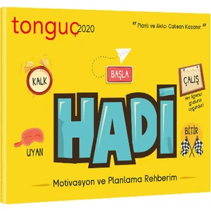 Tonguç Akademi Hadi Motivasyon ve Planlama