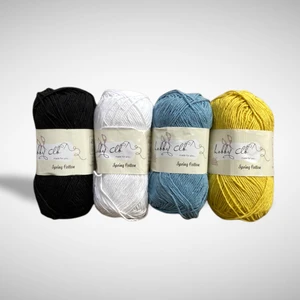 Hobby Clb 4'lü Punch (Panç) ve Amigurumi Ipi Seti