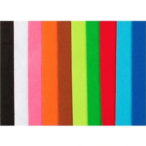 Exiz Ticaret Keçe 50X70CM Karışık 10 Renk 2mm