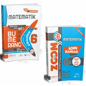 Günay Yayınları Gün&Ay Yayınları 6. Sınıf Bumerang Etkinlikli Matematik ve Zoom Serisi Matematik Soru Bankası