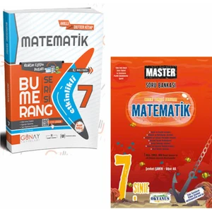 Günay Yayınları Gün&Ay Yayınları 7. Sınıf Bumerang Etkinlikli Matematik ve Okyanus Master Matematik Soru Bankası