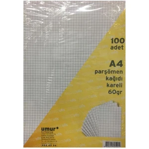 Kareli Parşömen Kağıdı A4 60 gr 100 Adet