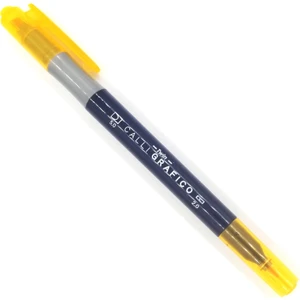 Dong-A Calligrafico Twin Kalem 2-5 mm Krom Sarı