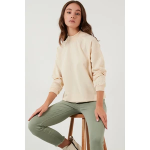 Dik Yaka Basic Örme Sweat Kadın SWEAT 5863323