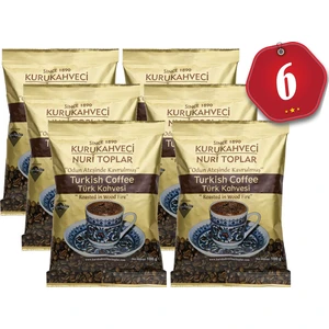 Nuri Toplar 6'lı Gerçek Geleneksel Türk Kahvesi 600 gr
