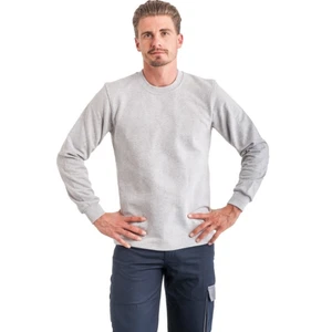 Uzun Kol Sıfır Yaka Sweatshirt Gri