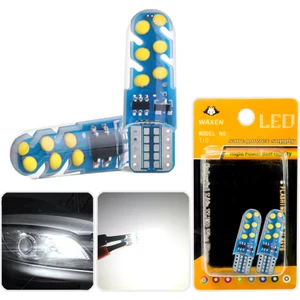 T10 Park Plaka Tavan Iç Aydınlatma Ampulü Cob LED Dipsiz W5W 194 6500K Beyaz Güçlü Işık